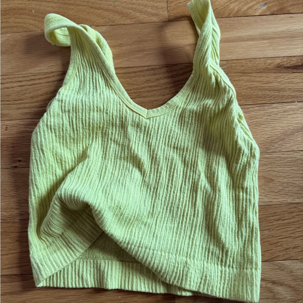 yellow tank top from urban size s